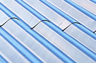 Plean corrugated roofing